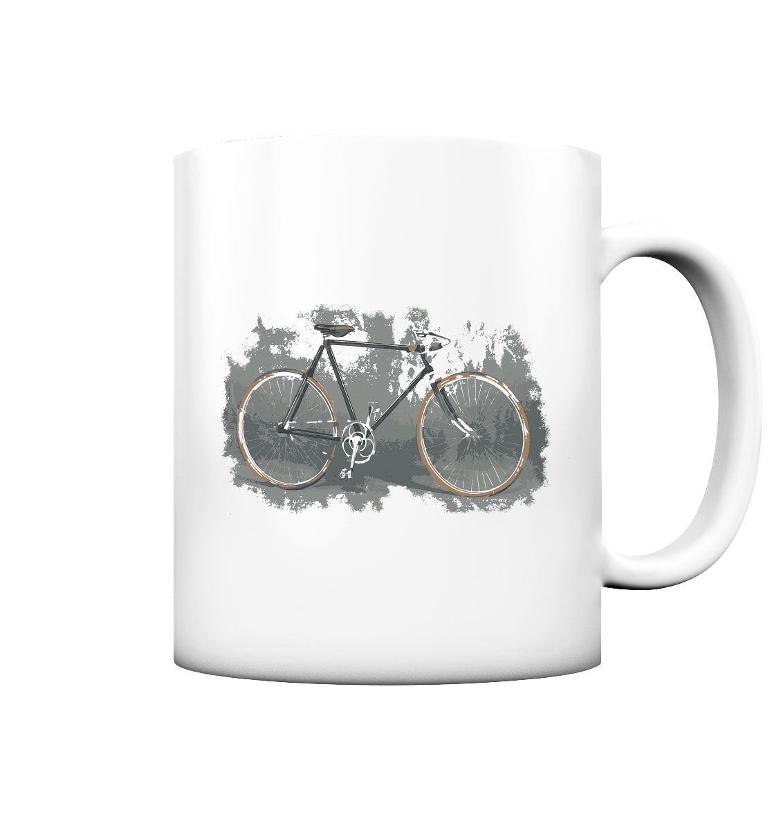 Rennrad Unique No.1 - Tasse matt, uni