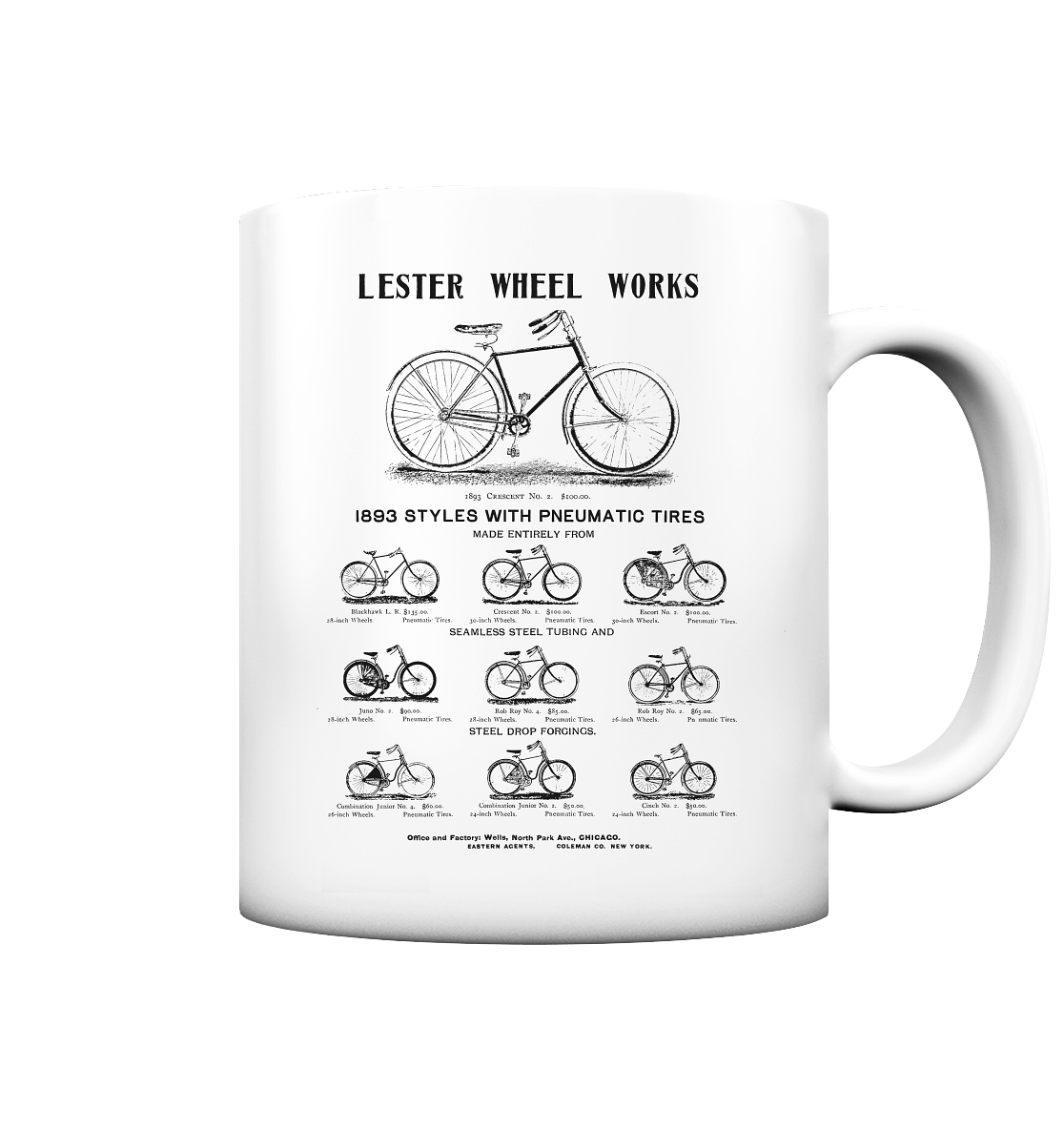 Lester Wheel Works - Tasse matt