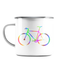 Fixie No. 2 bunt - Emaille Tasse