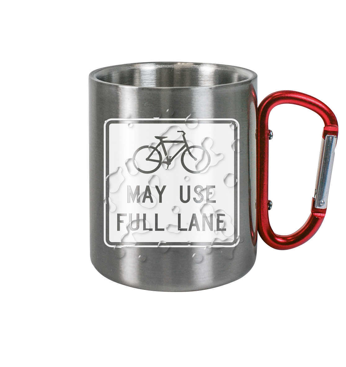 Road Sign 02 - Edelstahl Tasse