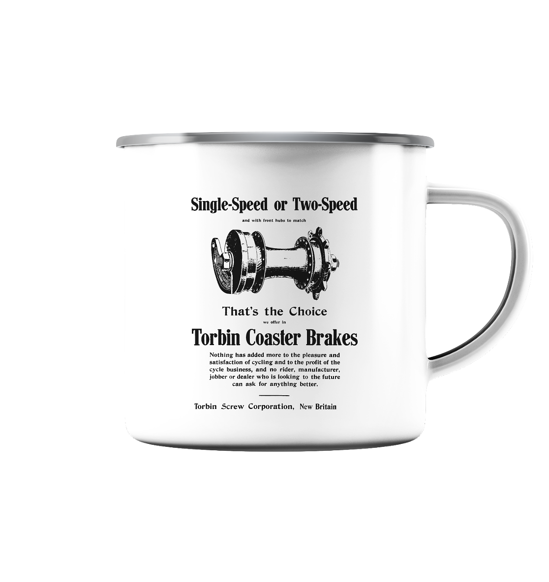 Torbin Coaster - Emaille Tasse