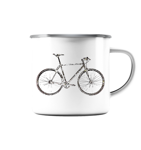 Fixie No. 1 - Emaille Tasse