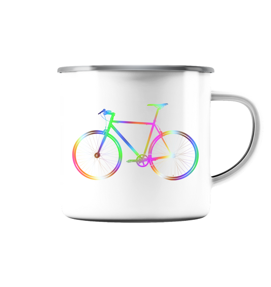 Fixie No. 2 bunt - Emaille Tasse