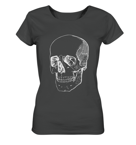 Totenkopf Weiß No.1 - Ladies Organic Shirt