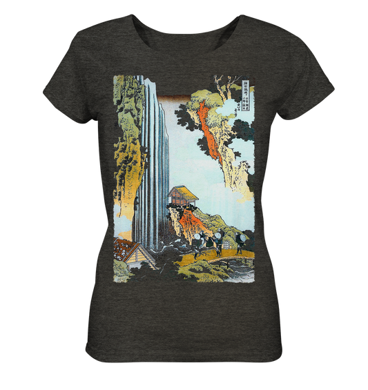 Großer Wasserfall - Ladies Organic Shirt (meliert)