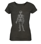 Skelett mit Zahlen - Ladies Organic Shirt (meliert)