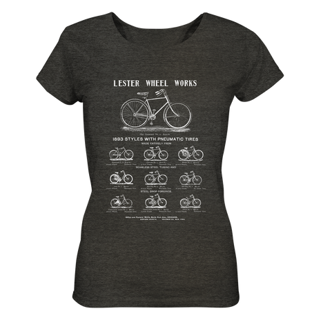 Lester Wheel Works - Ladies Organic Shirt (meliert)