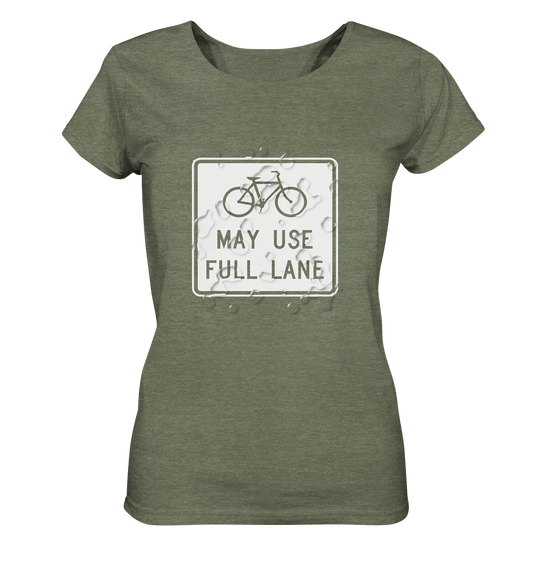 Road Sign 02 - Ladies Organic Shirt (meliert)