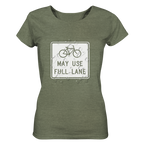 Road Sign 02 - Ladies Organic Shirt (meliert)