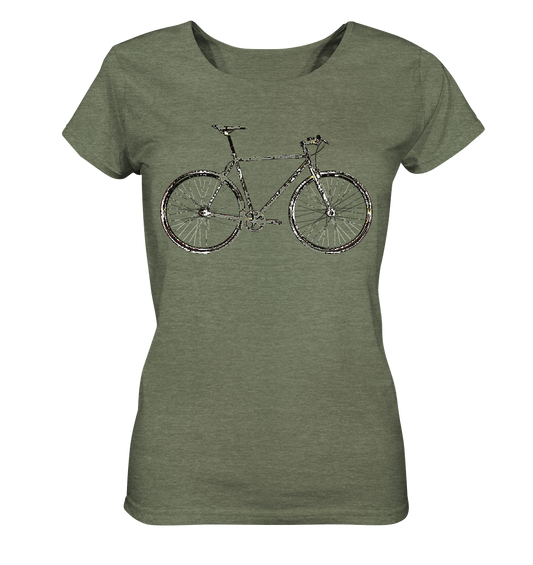 Fixie No. 1 - Ladies Organic Shirt (meliert)