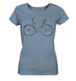 Fixie No. 1 - Ladies Organic Shirt (meliert)
