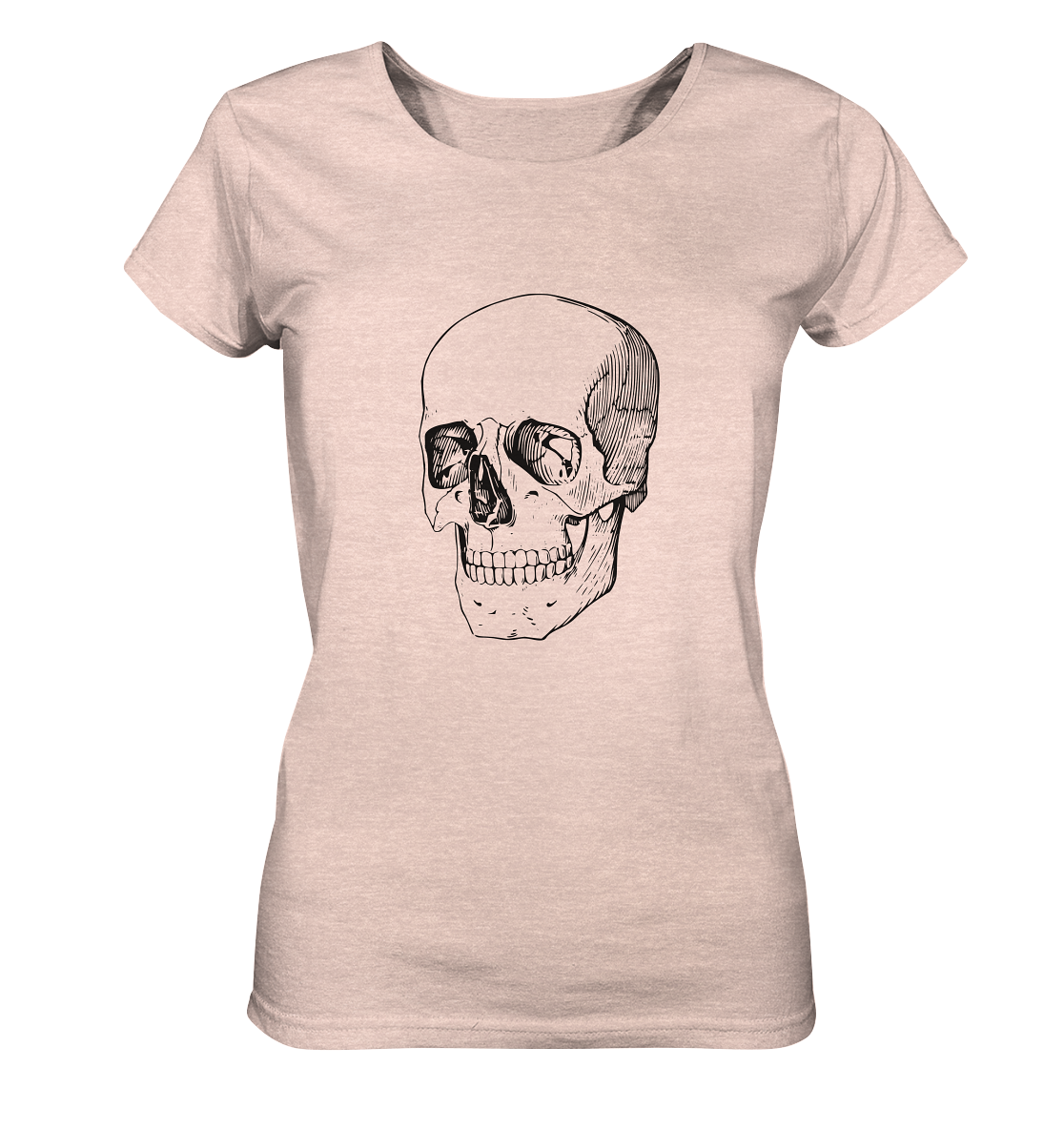Totenkopf Black No.1 - Ladies Organic Shirt (meliert)