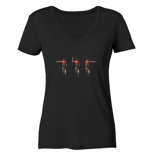 Road Sign Driver 03 - Ladies Organic V-Neck Shirt