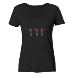 Road Sign Driver 03 - Ladies Organic V-Neck Shirt