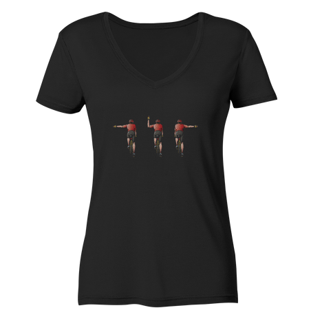Road Sign Driver 03 - Ladies Organic V-Neck Shirt