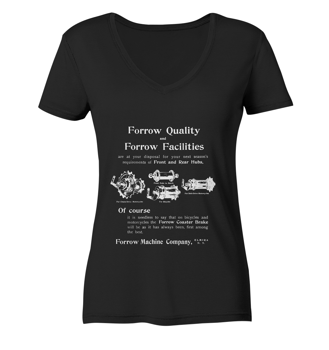 Forrow Quality - Ladies Organic V-Neck Shirt