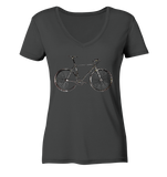 Fixie No. 1 - Ladies Organic V-Neck Shirt