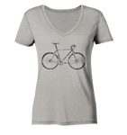 Fixie No. 1 - Ladies Organic V-Neck Shirt