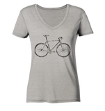 Fixie No. 1 - Ladies Organic V-Neck Shirt