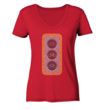 Fahrradampel 02 - Ladies Organic V-Neck Shirt