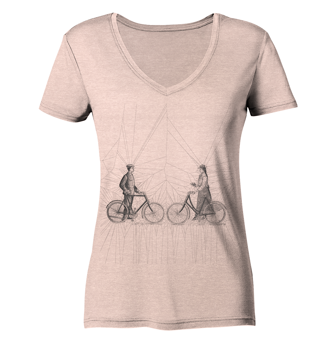 Radfahrer 1900 No.1 - Ladies Organic V-Neck Shirt