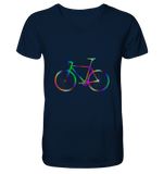 Fixie No. 2 bunt - Mens Organic V-Neck Shirt