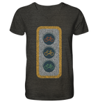 Fahrradampel 02 - Mens Organic V-Neck Shirt