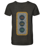 Fahrradampel 02 - Mens Organic V-Neck Shirt