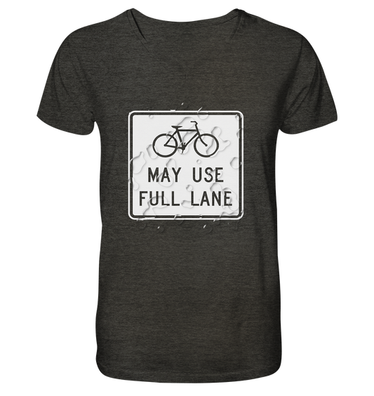 Road Sign 02 - Mens Organic V-Neck Shirt