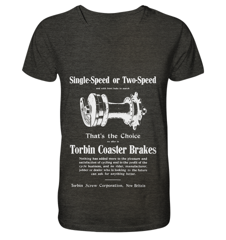 Torbin Coaster - Mens Organic V-Neck Shirt