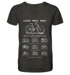 Lester Wheel Works - Mens Organic V-Neck Shirt