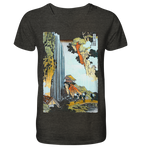 Großer Wasserfall - Mens Organic V-Neck Shirt