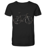 Fixie No. 1 - Mens Organic V-Neck Shirt