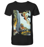 Großer Wasserfall - Mens Organic V-Neck Shirt