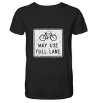 Road Sign 02 - Mens Organic V-Neck Shirt