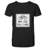 Road Sign 02 - Mens Organic V-Neck Shirt