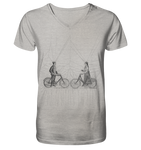 Radfahrer 1900 No.1 - Mens Organic V-Neck Shirt, uni