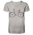 Fixie No. 1 - Mens Organic V-Neck Shirt