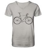 Fixie No. 1 - Mens Organic V-Neck Shirt
