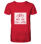 Road Sign 02 - Mens Organic V-Neck Shirt