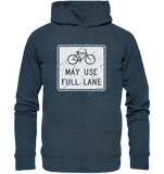 Road Sign 02 - Organic Fashion Hoodie
