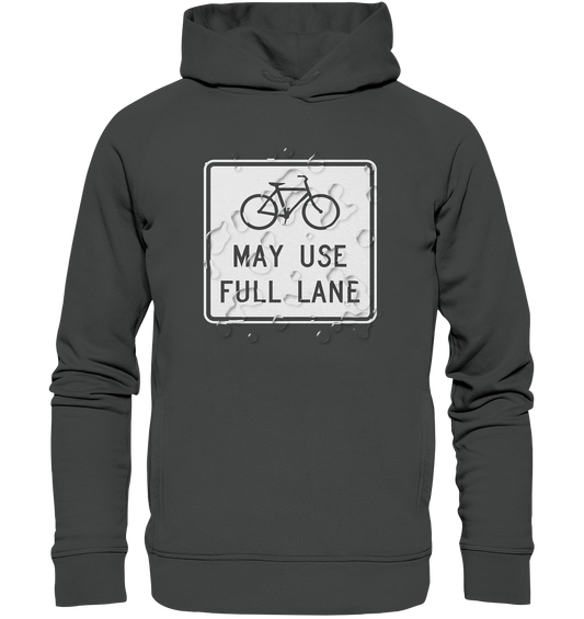 Road Sign 02 - Organic Fashion Hoodie