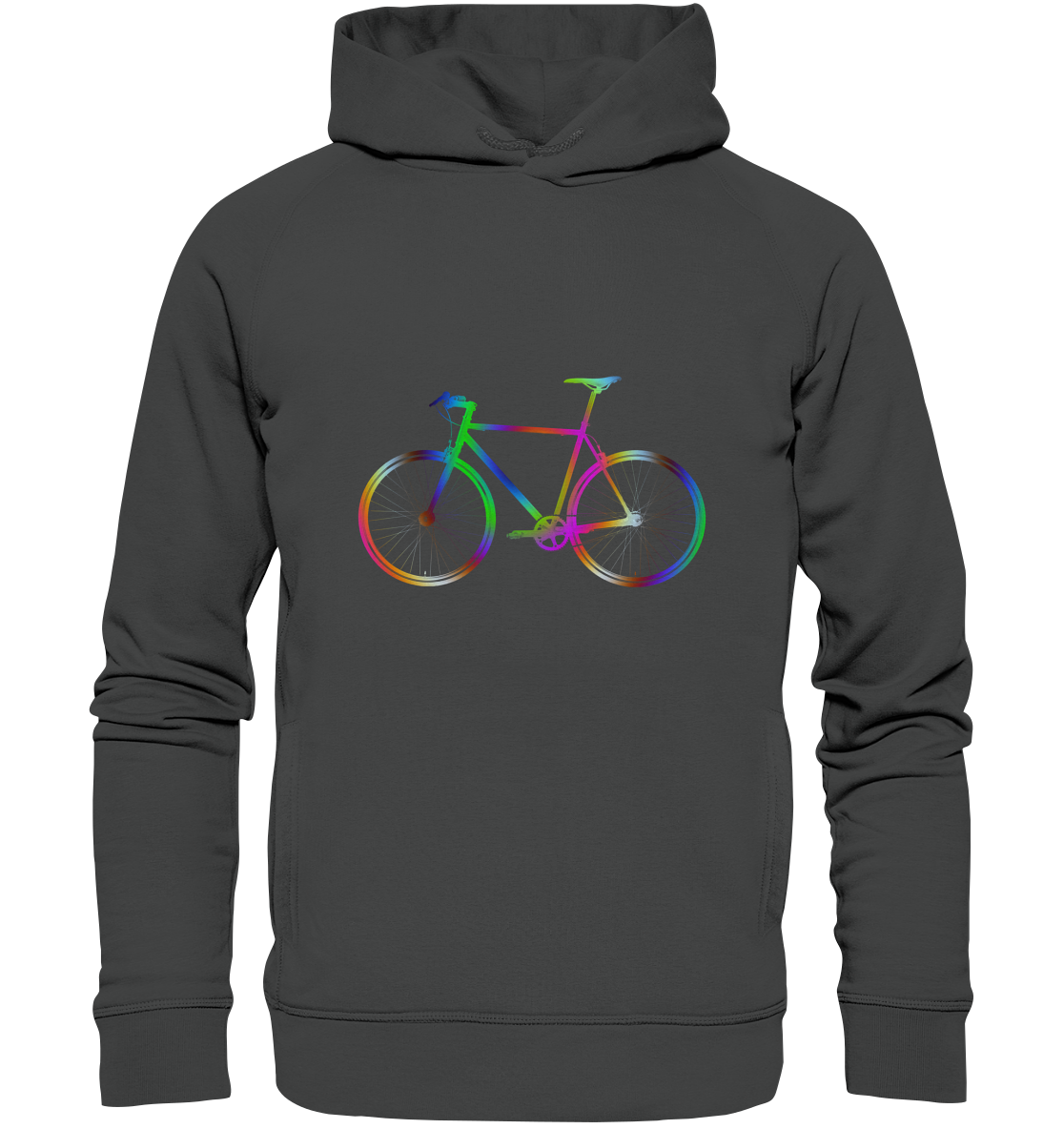 Fixie No. 2 bunt - Organic Fashion Hoodie