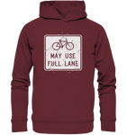 Road Sign 02 - Organic Fashion Hoodie