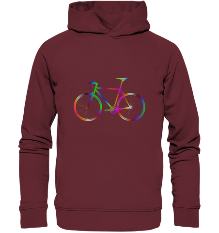 Fixie No. 2 bunt - Organic Fashion Hoodie
