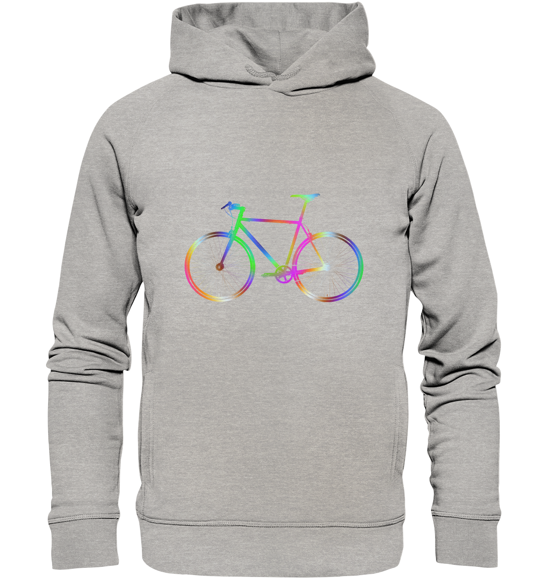 Fixie No. 2 bunt - Organic Fashion Hoodie