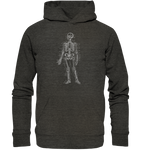 Skelett mit Zahlen - Organic Hoodie