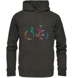 Fixie No. 2 bunt - Organic Hoodie