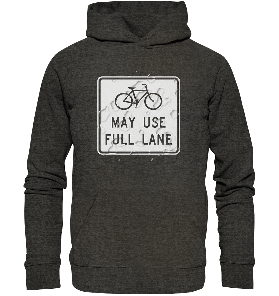 Road Sign 02 - Organic Hoodie