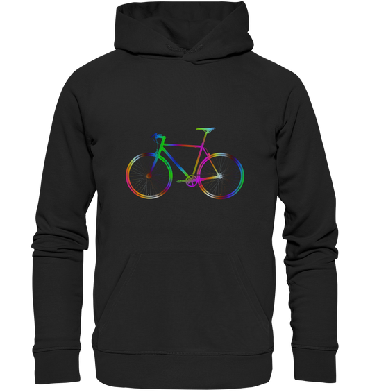 Fixie No. 2 bunt - Organic Hoodie
